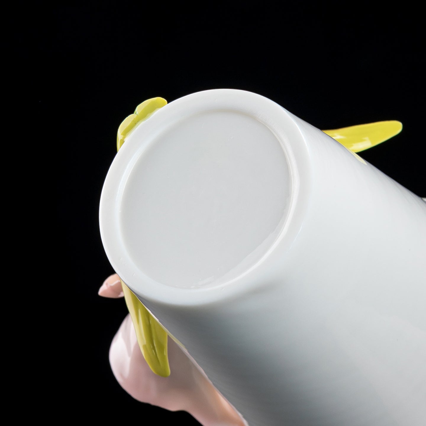 Intangible Cultural Heritage Hand-Sculpted Ceramic Calla Lily Flower Cola Cup Coffee Mug