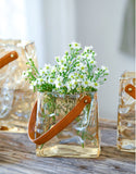 Light Luxury Handbag Glass Vase Aquaculture Decoration