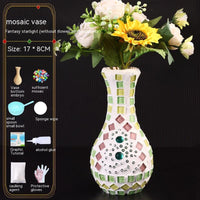 Mosaic Vase Diy Handmade Material Kit