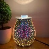 Air Humidifier  Fireworks Cool Home Mist Humidifier Aroma Diffuser Glass Vase Mist Maker