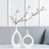 Nordic creative white ceramic vase | Ceramic Vase | RB&RAMICS