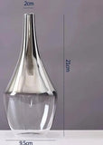 Silver Gradient Style Home Decoration Glass Vase