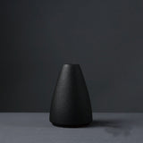 Creative black ceramic small vase