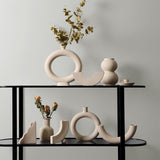 Modern Minimalist Ceramic Vase Flower Ornaments