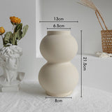 Ceramic Vase Dry Flower Arrangement Home Decoration Ornament Living Room Display Art Vases