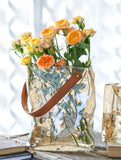 Light Luxury Handbag Glass Vase Aquaculture Decoration