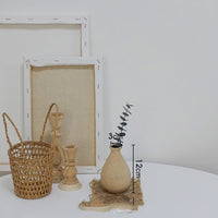 Home Simple Decoration Wooden Vase Ornaments