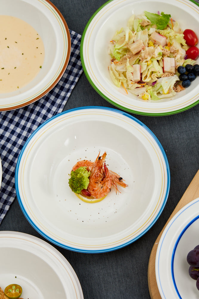 High-Temperature Heavy Ceramics 10.5-inch dinner plate -Green(set of 6)