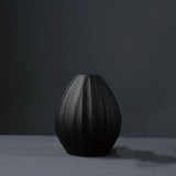 Creative black ceramic small vase