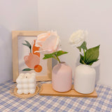 Ceramic Vase Decoration Accessories Desktop Flower Arrangement Container Hydroponics Flower Vase