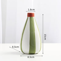 Geometric Line Desktop Ceramic Vase Decoration