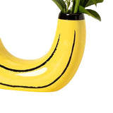 Simple Banana Vase Flower Arrangement Creativity Home Decor