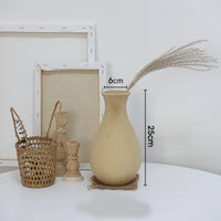 Home Simple Decoration Wooden Vase Ornaments