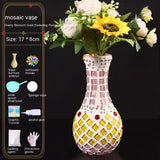 Mosaic Vase Diy Handmade Material Kit