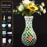 Mosaic Vase Diy Handmade Material Kit