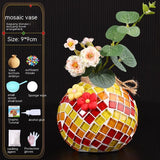 Mosaic Vase Diy Handmade Material Kit