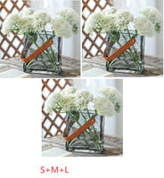 Light Luxury Handbag Glass Vase Aquaculture Decoration