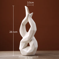 Creative Simple Hollow Line Ceramic Vase