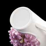Intangible Cultural Heritage Hand-Sculpted Floral Ceramic Pear Blossom Tea Cup & Coffee Cup (Purple) - 100% Handcrafted
