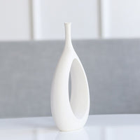 Nordic creative white ceramic vase