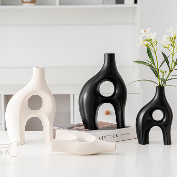 Special-shaped Creative Simple Ceramic Vase | Ceramic Vase | RB&RAMICS