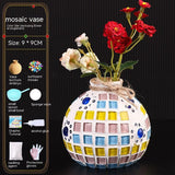 Mosaic Vase Diy Handmade Material Kit