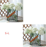 Light Luxury Handbag Glass Vase Aquaculture Decoration