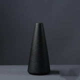 Creative black ceramic small vase