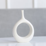 Nordic creative white ceramic vase