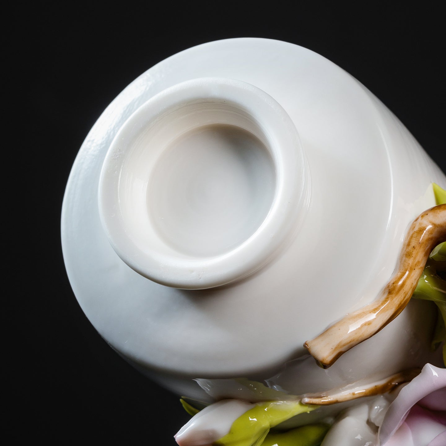 Rose Tea Cup - Intangible Cultural Heritage Hand-Painted Floral Ceramic Cup & Coffee Mug - 100% Handcrafted