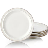 High-Temperature Heavy Ceramics 10.5-inch dinner plate -Cozy Gray(set of 6)