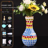 Mosaic Vase Diy Handmade Material Kit