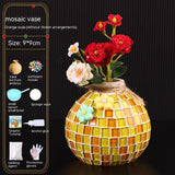 Mosaic Vase Diy Handmade Material Kit