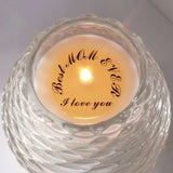 Collision of Light and Shadow with Scent, Candles for Home Scented, Small Jar Single Wick Scented Candles and Arrive Beautifully Gift Boxed(Best Mom Ever) - LAMDAWN