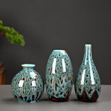 Delicate and elegant handmade ceramic vase,used in home, warm and comfortable, reflects your elegant taste. （Set of 1) - LAMDAWN