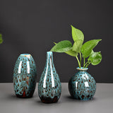 Delicate and elegant handmade ceramic vase,used in home, warm and comfortable, reflects your elegant taste. （Set of 3） - LAMDAWN