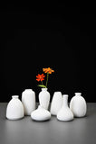 Delicate and elegant handmade ceramic vase,used in home, warm and comfortable, reflects your elegant taste. （ Set of 7 ) - LAMDAWN