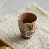 Handmade hand-squeezed hand-painted magical animal ceramic teacup Original tea set Pure handmade coffee cup Girlfriend gift