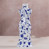 Blue And White Porcelain Vase Decoration