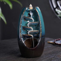 Waterfall Ceramic Incense Holder for Aromatherapy and Home Decor | LAMDAWN