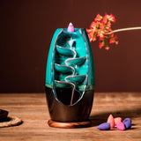 Waterfall Ceramic Incense Holder for Aromatherapy and Home Decor - LAMDAWN