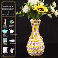 Mosaic Vase Diy Handmade Material Kit