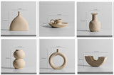 Modern Minimalist Ceramic Vase Flower Ornaments