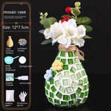 Mosaic Vase Diy Handmade Material Kit