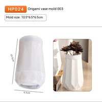 Epoxy Diy Mold Snail Flower Pot Cut Surface Vase Resin Office Flower Arrangement Decoration Silicone Mold