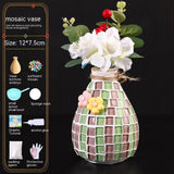 Mosaic Vase Diy Handmade Material Kit