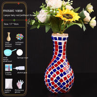 Mosaic Vase Diy Handmade Material Kit