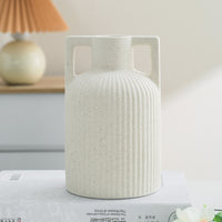 Ceramic White Dry Flower Vase