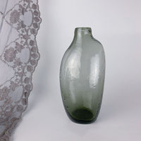 Zen Hammered Pattern Glass Irregular Vase