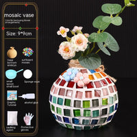 Mosaic Vase Diy Handmade Material Kit